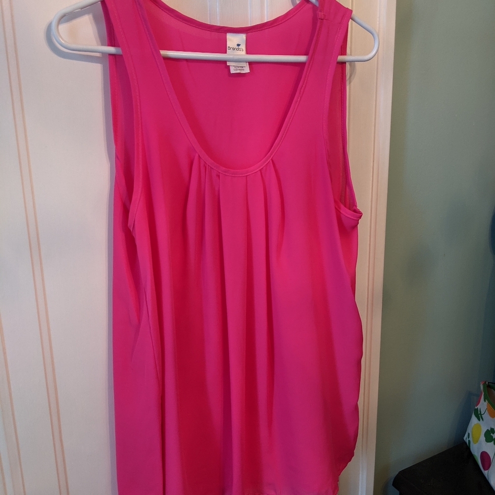 Bright pink tank